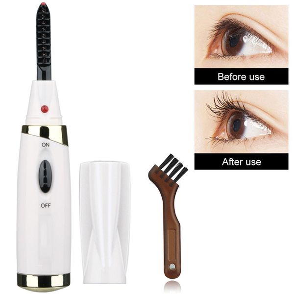 

electric eyelash curler eye lashes curling tool unique nnickel-chromium heating wire portable heated electric eyelash heater