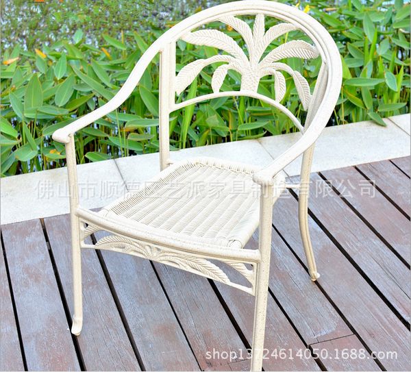 

factory supply outdoor chair leisure chair dining chair iron frame study bedroom rattan