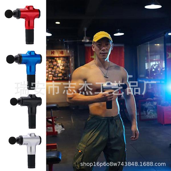 

fascial gun muscle massage gun body building muscle relaxer impact grab deep vibration fascial