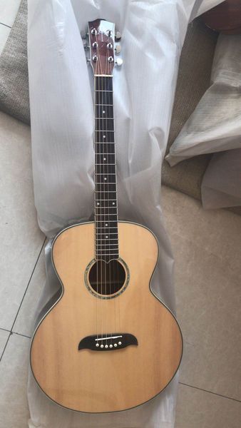 

new arrivla 42# acoustic baritone guitar solid wood natural in stock 180208