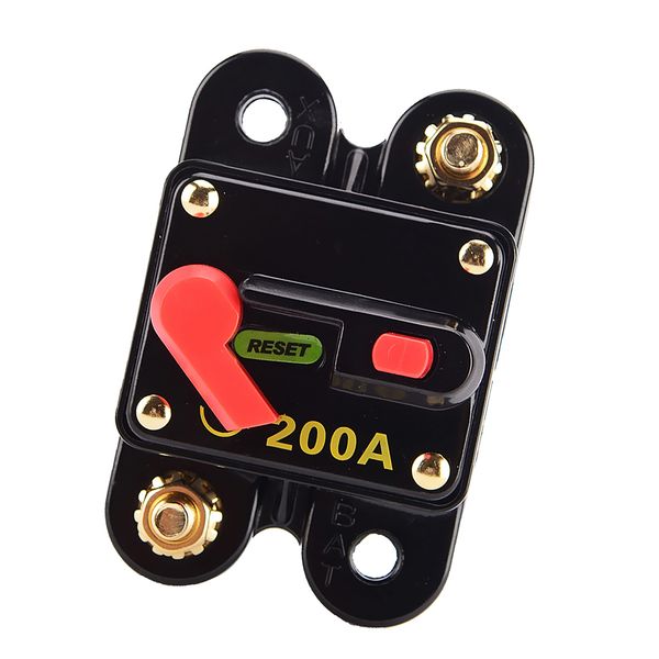 

waterproof 200 a manual reset circuit breaker switch 12v car suv marine boat
