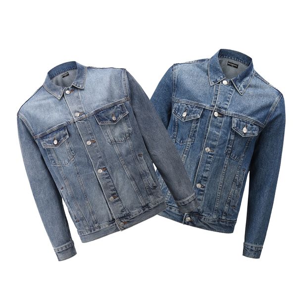 

mens graffiti denim jackets streetwear 2020 hip hop casual patchwork ripped distressed punk rock hole jeans coats outwear, Black;brown