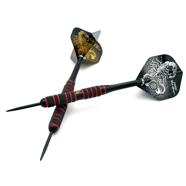 

cuesoul красный 20g / 22g / 24g сталь совет черного покрытие латунь dart set - комплект из 6 шт