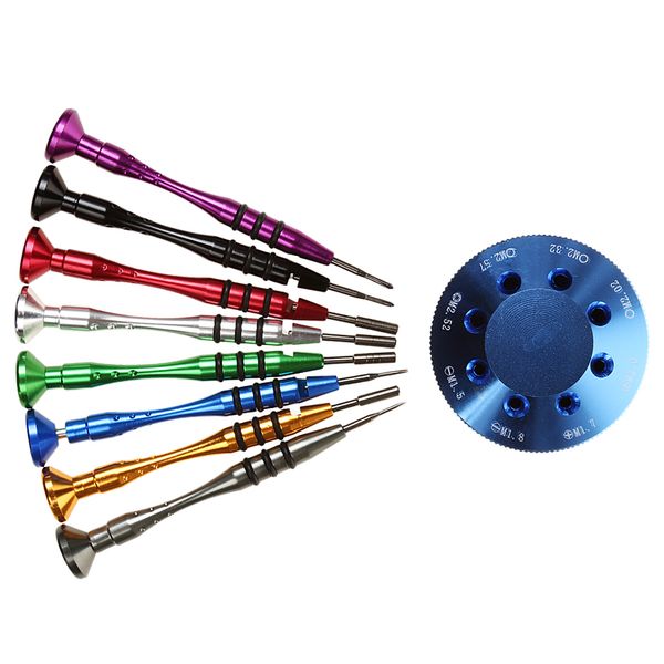 

8pcs watch eyewear eyeglass glasses flat phillips repairing screwdriver set