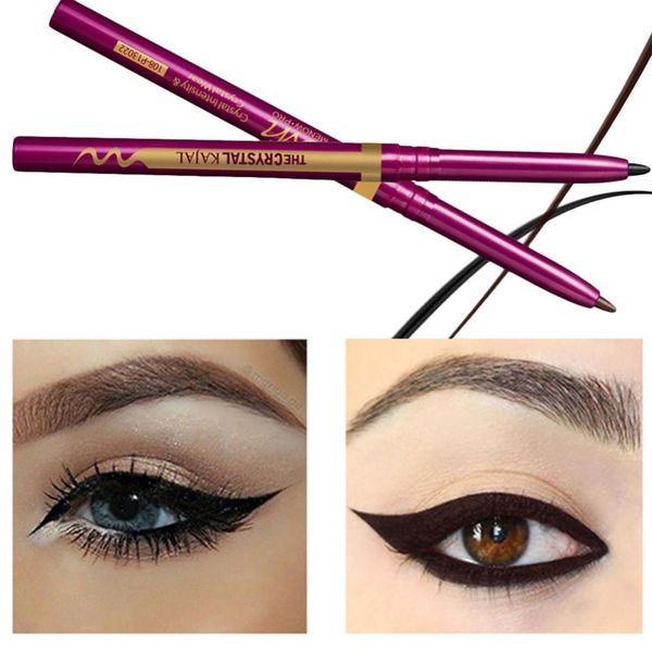 

professional automatic eyeliner waterproof long lasting easy to wear eye liner pencil paint tattoo eye brow tint cosmetics