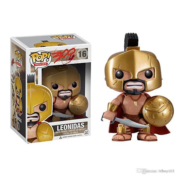 

xmas gift new brandnew 1pcs 2019-2020 new funko pop king leonidas model pvc collection figure toys for birthday gifts