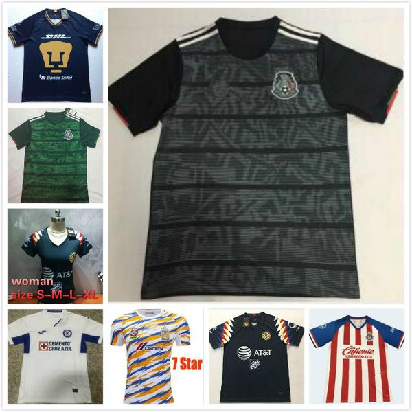 

dhl 2019 uanl tigres new third de la soccer jerseys 19 20 mexico club liga mx maillot de foot 7 star gignac football shirts, Black;yellow