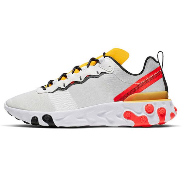 

new quality react element 55 87 undercover mens running shoes triple black white red sail anthracite sneakers sports shoes arthur