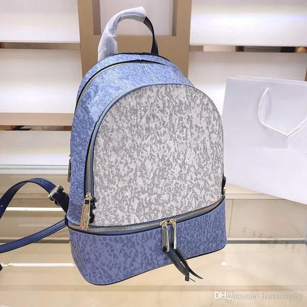 

the new 2020 ms splicing backpack backpack fashion leather handbag