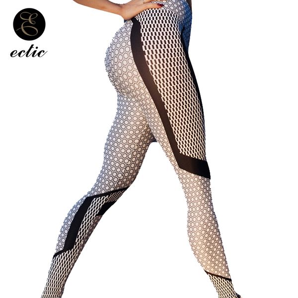 

honeycomb leggings push up pants women sports street seamless workout leggings quick dry geometric pattern butt lifting, Black
