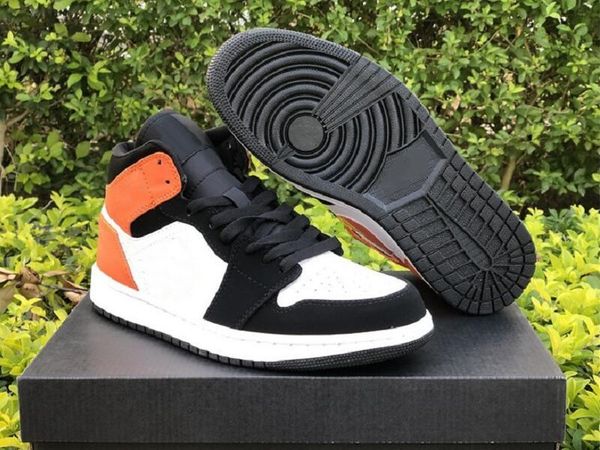 

горячая распродажа 1 mid shattered backboard мужчины женщины баскетбол дизайнер обувь черный белый морская звезда я мода спорт кроссовки кор