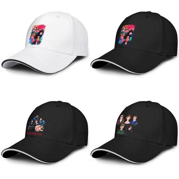 

the breakfast club whole pictuer fashion baseball sandwich hat custom personalized truck driver cap family men womens what hot, Blue;gray