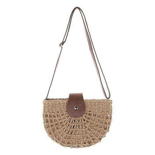 

new women fashion straw knitting hasp handbag shoulder bag lady rattan woven beach summer crossbody bag