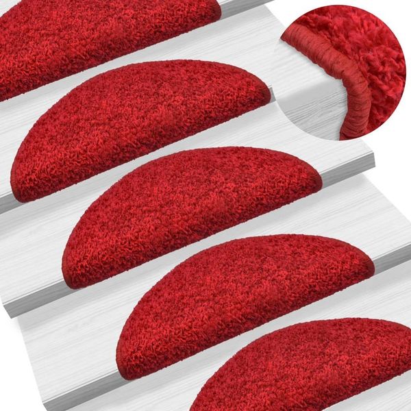 

15 шт. stairmats красный 56 x 20 наклейки cm стены