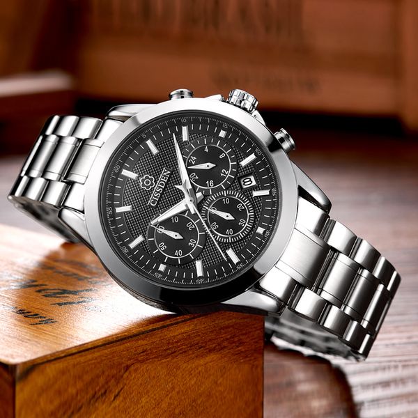 

business sale modell watch mens sports waterproof casual fashion wristwatch watch 2019 quartz mens wristwatch designer new w11060 rohcv, Slivery;brown