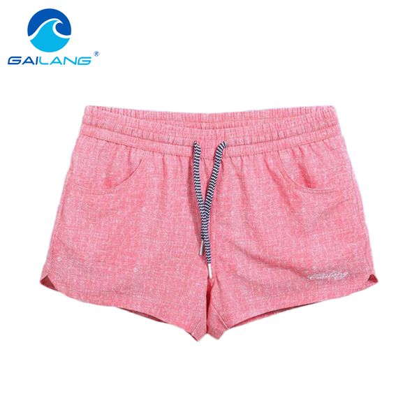 

gailang brand quick-drying women shorts swimwear swimsuits woman boardshorts polyster new trunks casual trunks, White;black
