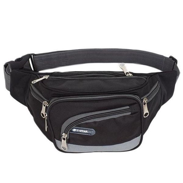 

women men waist bag fanny pack outdoor sports casual dual pocket running belt money belt crossbody shoulder chest bag