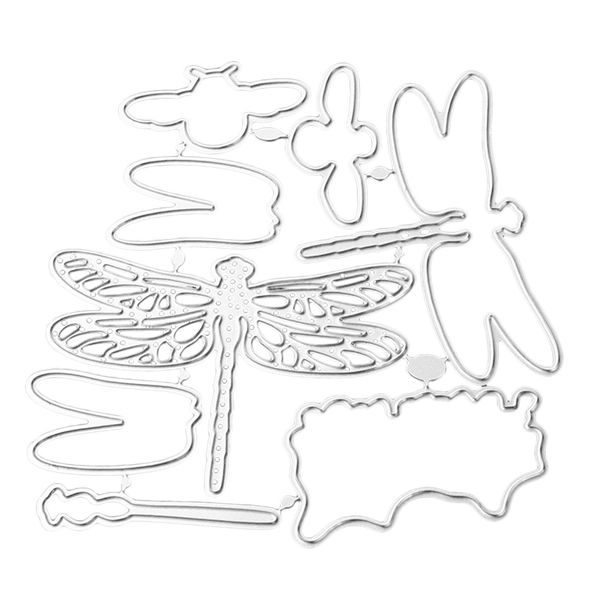 

dragonfly metal cutting dies embossing stencil for diy scrapbook card making