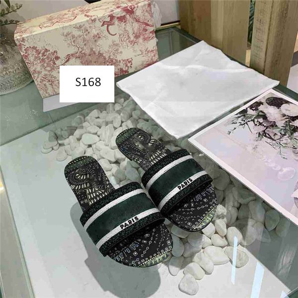 

wholesale dazzle flowers women sandals designer slippers embroidery sandal floral brocade slipper flip flops 8, Black