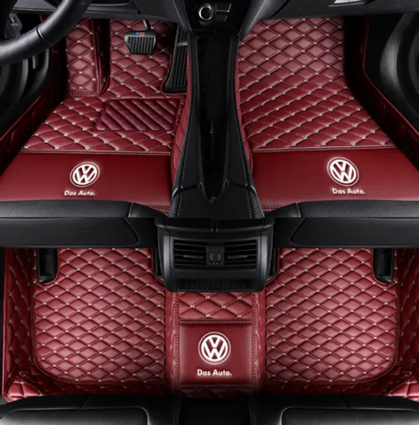 2019 Applicable To Volkswagen Polo 2011 2018 Crossing The Front Of The Bridge Is A Curved Car Interior Mat Non Slip Leather Mat From Carmatmgh22