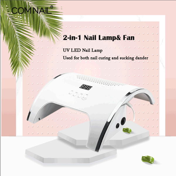 

nail dryers 80w 2-in-1 lamp & dust collector manicure with two powerful fan 36 leds dryer vacuum cleaner art tools