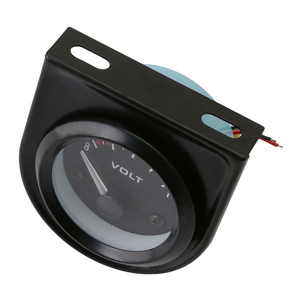 

52mm mechanical car auto volt voltmeter voltage meter gauge 8-16v white led