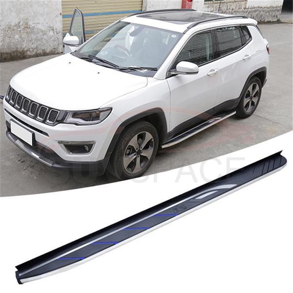 

side step fit for all new compass 2017 2018 2019 running board nurf bar platform