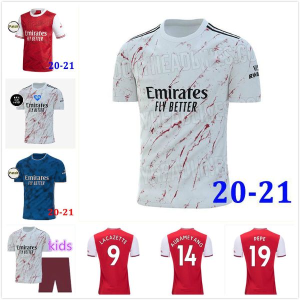 

arsen soccer jersey 20 21 pepe nicolas ceballos henry guendouzi sokratis maitland-niles tierney 2020 2021 football shirt men + kids kit, Black;yellow