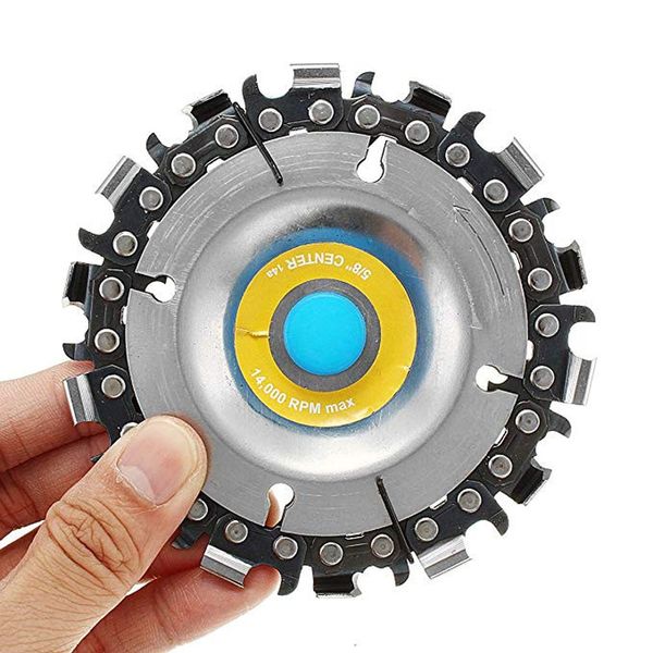 

grinder chain disc 4 inch wood carving disc for 100/115mm angle grinder 14 tooth
