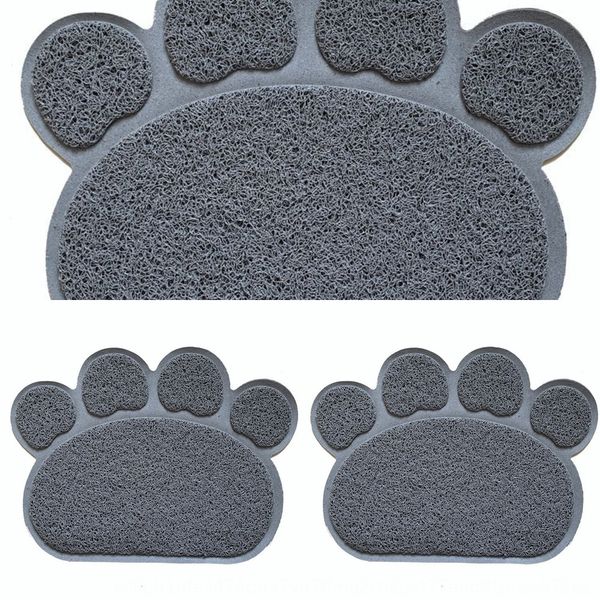 

paw seal litter pvc cat and cat litter pad dog dog pet mat floor mat thickened waterproof silk ring