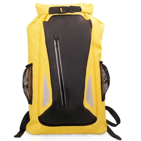 

25l camping adjustable strap large capacity reflective backpack hiking storage swimming travel outdoor rafting waterproof