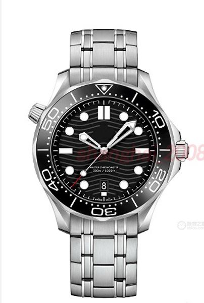 

luxury mens wristwatch mechanical 300m foldover clasp automatic designer mens 007 watch watches wristwatch stainless steel, Slivery;brown