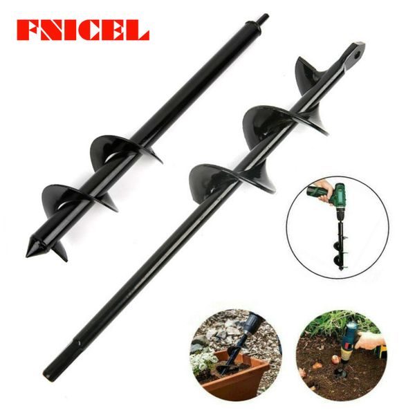 

new garden auger spiral drill flower pot digging farm planting auger digging spiral bit for electric drill modified ground