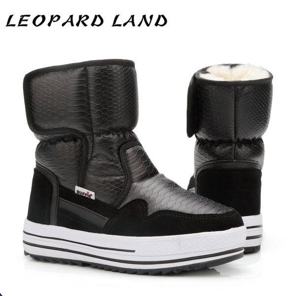 

ltarta women mid calf snow boots cotton boots women's casual warm winter fashion 2018 increase women winter jsh-m909, Black