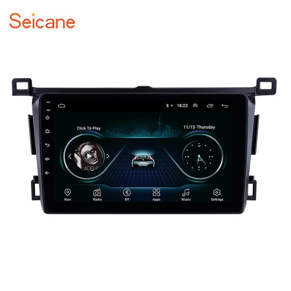 

seicane car stereo gps 1+16gb 9" hd 4-core android8.1 for rav4 left hand drivier 2013-2018 support steering wheel control car dvd