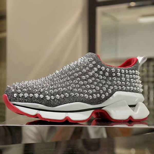 

2019 european station rivet men and women shoeschanel leather low cut flat bottom waterproof classic sport shoes lazy shoes tide, Black