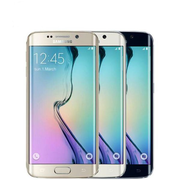 Generalüberholtes Original Samsung Galaxy S6 Edge G925 A/T/V/P Octa Core 3 GB RAM 32 GB ROM LTE 16 MP 5,1 Zoll Entsperrtelefon