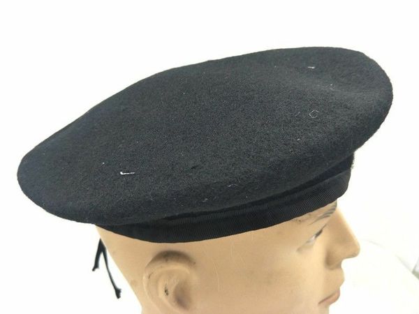 

tomwang2012. military soviet cap army border guard ussr wool beret hat, Black;white