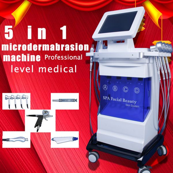 

new model strong power pdt light hydra dermabrasion rf bio-lifting spa facial machine hydro microdermabrasion facial machine oxygen jet