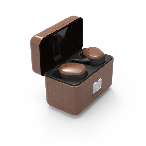 

TWS Wireless Bluetooth 5.0 Headphone Wood Grain Sweatproof Sports Earphone Wireless Charge Earbuds for Android Samsung Huawei