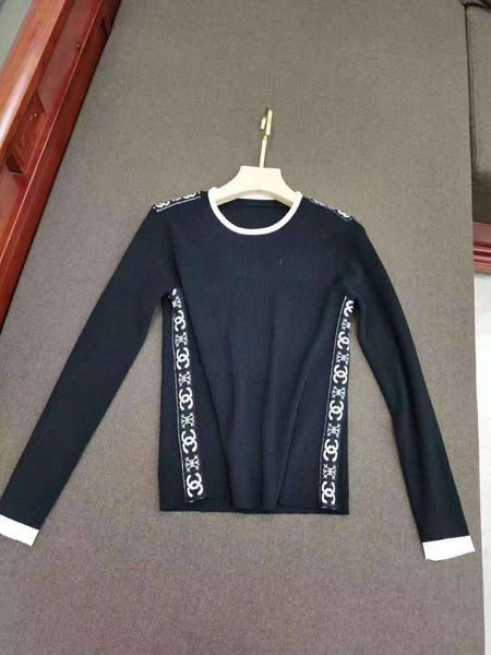 

1128 2020 sping бесплатная доставка бренд же стиль пуловер круглый вырез свитер роскошная мода женская одежда цянь, White;black