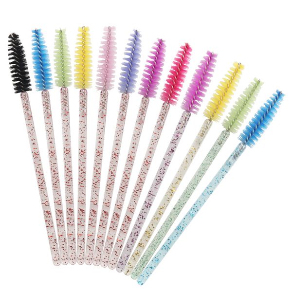 300 Set Crystal Reelashes Diamond Reading Brush Brush Mascara Wands аппликатор косметическая щетка одноразовые макияжа кисти инструменты 10 шт. / Комплект