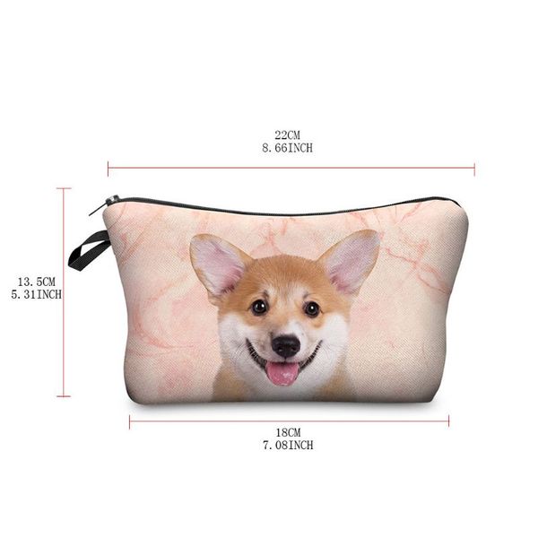 

travel printing cosmetic bag makeup case pouch toiletry zip wash organizer 517d