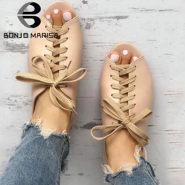 

bonjomarisa retro girl summer open toe lace up back strap sandals women leisure sqaure heel fashion office shoes woman, Black