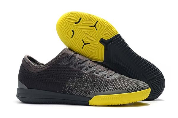 

2019 men mercurial superflyx 6 elite ic / tf soccer shoes silver yellow low help football shoes ic soccer shoes