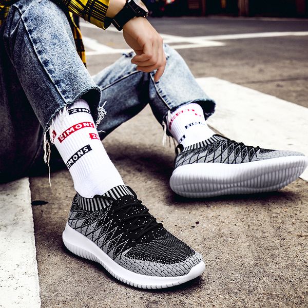 Novo jogador de jogging esportes sneakers Primeknit corredores treinadores homens correndo sapatos vermelhos cinza preto mulheres fashion sneaker