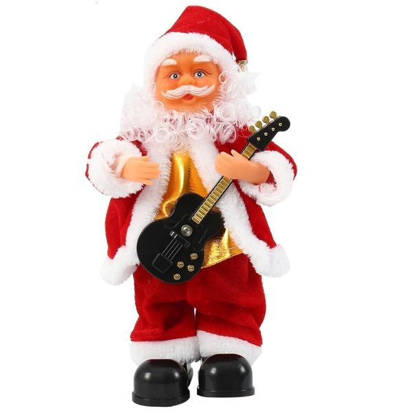 

christmas electric santa claus new year christmas gift for children toy singing dancing toy christmas tree decoration for home y191104