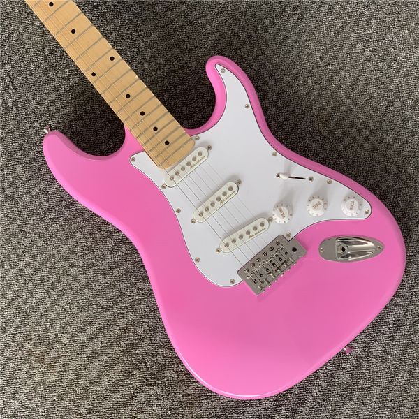 

guitar,basswood body and maple neck,with red paint,custom s-t electric guitar guitars guitarra