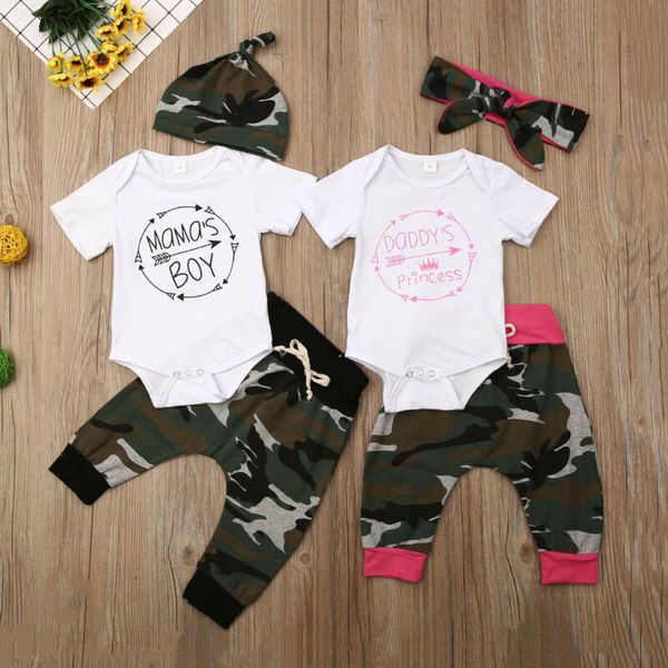 

matching newborn toddler baby girl boy clothes jumpsuit romper pants outfits set, White