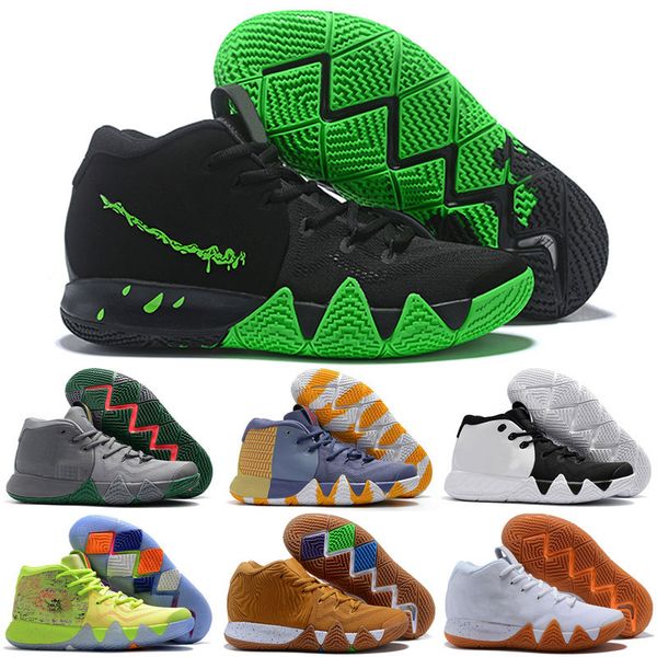 

2019 new kyrie iv confetti multicolor bhm equality all-star march madness city guardians london mamba basketball 4 shoes, White;red